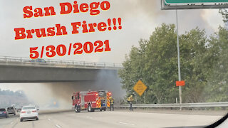 San Diego Brush Fire 5/30/2021