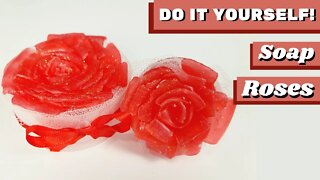 DIY - How to Make Rose Soap Souvernirs