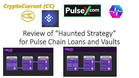 "Haunted's Strategy" (1000% collaterisation ratio?). Review of PulseChain/Liquid Loans strategy.