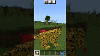 Encontrei uma onça pintada no minecraft!!! #viral #shorts #minecraft