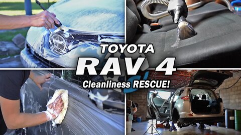 DIRTY Toyota RAV 4 | Exterior & Interior Deep Clean + Extraction | Truly a Vehicle Revival!