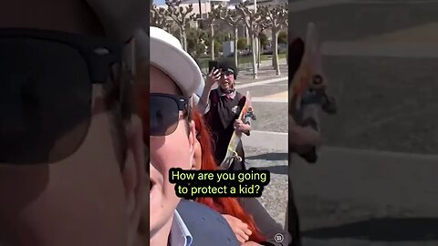 Trans Activists CLASH With Protester: “Don’t Cut Kids’ Weiners Off!”