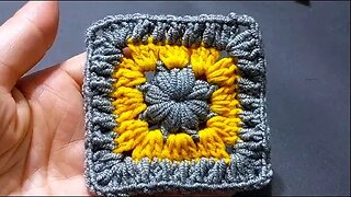 ♾️Very nice crochet motif perfect for blanket and jackets