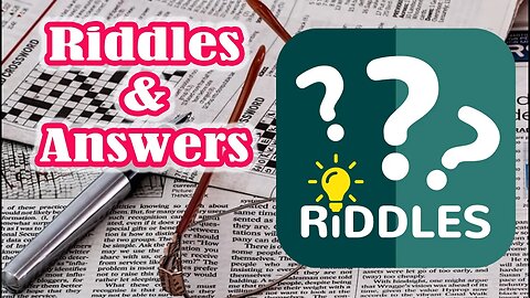 riddles & answers #guessingchallenge