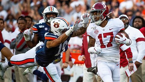 58 days until Alabama Football 🐘🔥 Jaylen Waddle 58 yard TD against Auburn!