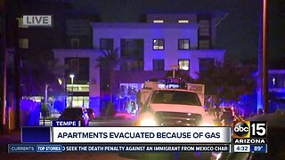 Tempe apartments evacuated after gas incident