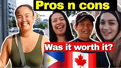 What Filipinos REALLY think of life in Canada (Street interviews with Filipinos in Canada)