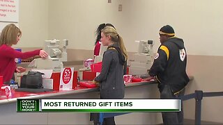 Don't Waste Your Money: Most returned gift items