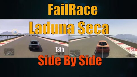 Laduna Seca Track - First Race - Side By Side Edit