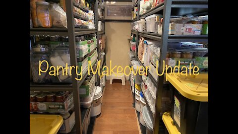 Pantry Makeover Update