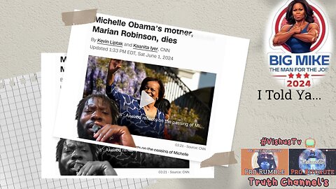 I Told Ya... That Michelle Michael Obama Is A Man... #VishusTv 📺