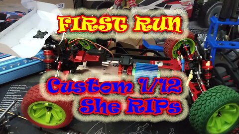 Custom 1/12 Build - Part 4 - LC Racing WLToys -Hybrid- First RUN fine tuning