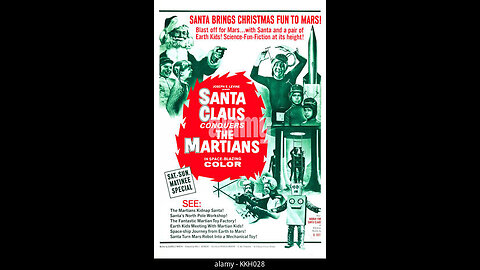 Santa Claus Conquers the Martians (1964) Adventure, Comedy, Sci-Fi | Christmas Movie