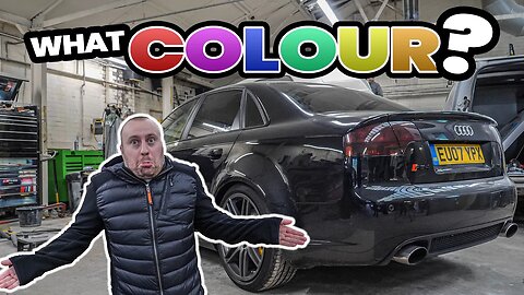 WHAT COLOUR DID WE PAINT OUR TERRIBLE HYDRO DIPPED RS4 DOOR MIRRORS?