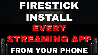 INSTALL EVERY FIRESTICK APP INSTANTLY!! NO DOWNLOADER NEEDED!! 2022 UPDATE!