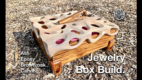 Wooden memory box / Jewellery Box / Keepsake Box Build
