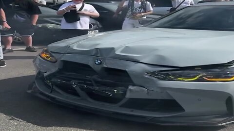 BMW M4 Crash