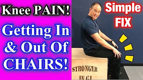 KNEE PAIN! Getting In & Out Of Chairs!🪑 | Dr Wil & Dr K