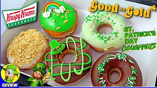 Krispy Kreme® ST. PATRICK'S DAY DOUGHNUTS Review ☘️✨🍩 ALL 5 FLAVORS! 🤯 Peep THIS Out! 🕵️‍♂️