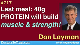 DON LAYMAN 2 | Last meal of day: 40g PROTEIN will build muscle & strength!