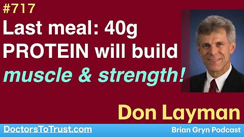 DON LAYMAN 2 | Last meal of day: 40g PROTEIN will build muscle & strength!