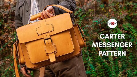 How to Make Carter Messenger Bag (Link to Pattern in Description)