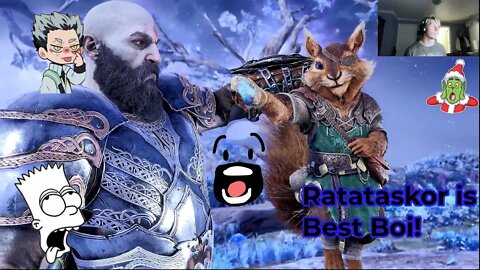 THE BEST BOI!!! Ratatoskr Is Here Now! GOW Ragnarök: Episode 8