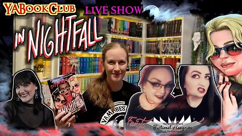 IN NIGHTFALL LIVE SHOW book club discussion #YABookClub2023 @ErinMegan @fictionalhangover