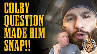 Jorge Masvidal SNAPPED When Asked About Colby TITLE SHOT!