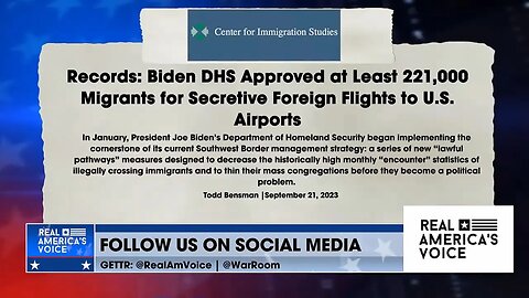 Biden Flying Migrants From Foreign Airports To U.S.
