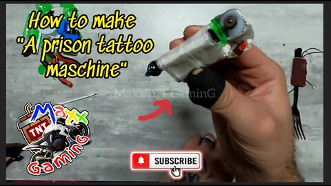How to make "A prison tattoo maschine"💯