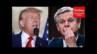 FBI's Wray Asked If Trump's Trials Are 'Coordinated Election Interference'