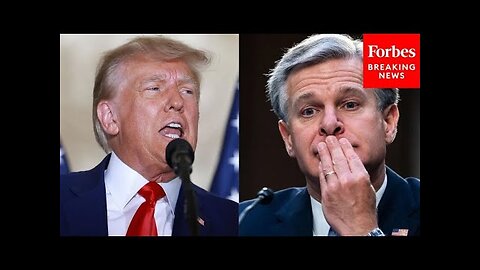 FBI's Wray Asked If Trump's Trials Are 'Coordinated Election Interference'