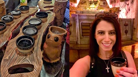 Oga’s Cantina Rancor Teeth Beer Flight at Disneyland's Galaxy's Edge