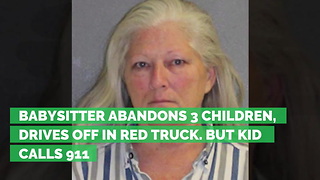 Babysitter Abandons 3 Children, Drives Off in Red Truck. But Kid Calls 911