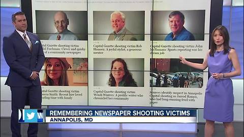 Victims in newspaper shooting remembered