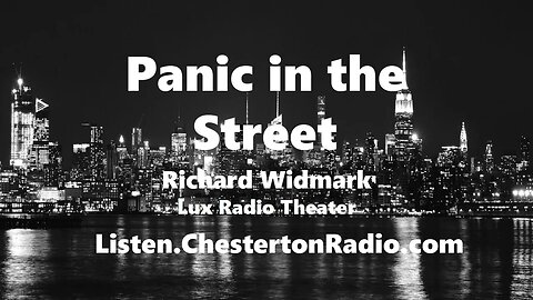 Panic in the Street - Richard Widmark - Film Noir - Lux Radio Theater