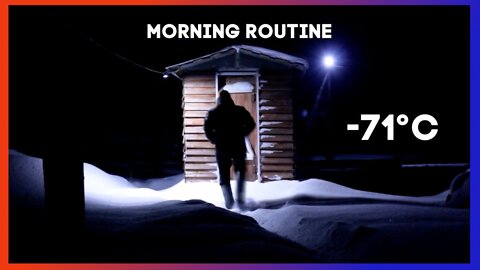 Morning routine in the Coldest Village on Earth