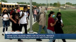 New CDC guidelines on masks in schools