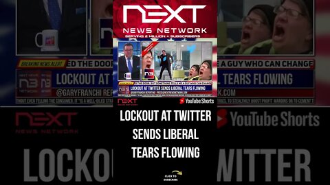 LOCKOUT At Twitter Sends Liberal Tears Flowing #shorts