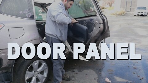 How To Remove a Rear Passenger Door Panel Guard - 2015 Subaru Forester