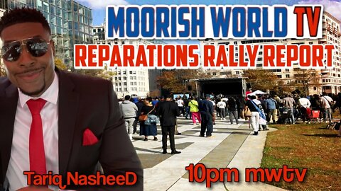 Taharka Bey pulls up to the Reparations Rally 2 bring MWTv citizens the real story on Tariq Nasheed