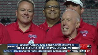 Bakersfield College honors 1988 championship football team