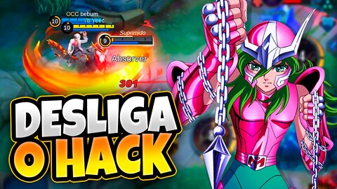 O INIMIGO TILTA COM ESSE HERÓI! SÓ PUXÃO ROUBADO | MOBILE LEGENDS