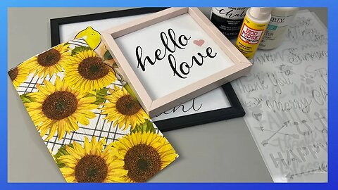 Sunflower Summer Decor || Using Dollar Tree Frames || Just 1 EASY DIY