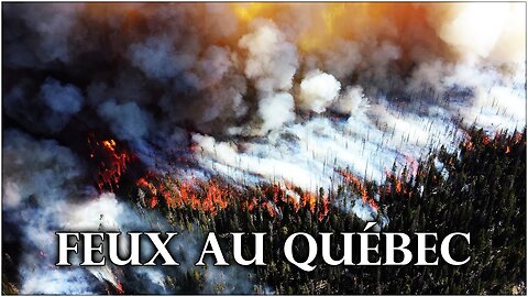 La forêt brûle au Québec