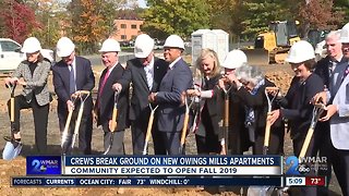 Crews break ground on Owings Mills apartment community
