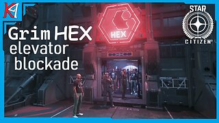 Getting passed the Grim HEX airlock blockade #starcitizen 3.19.1