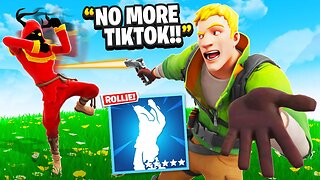 I Trolled Him With NEW Rollie TikTok Emote.. (Fortnite)