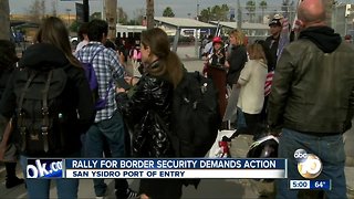 Rally for border security demands action in San Ysidro
